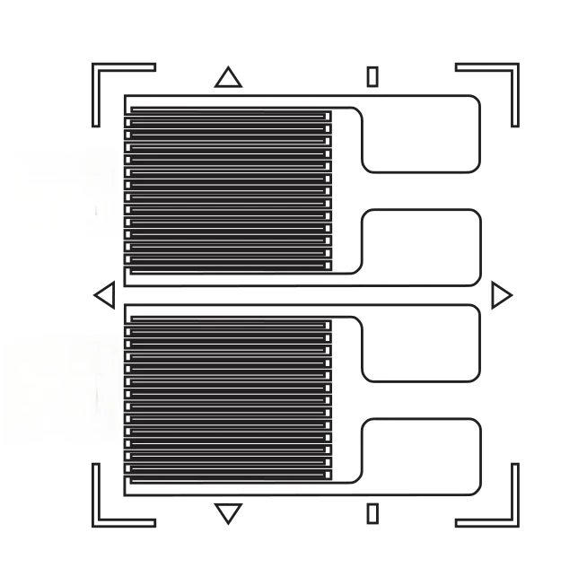Half Bridge Foil Strain Gauges 350-1000ohm FB Series